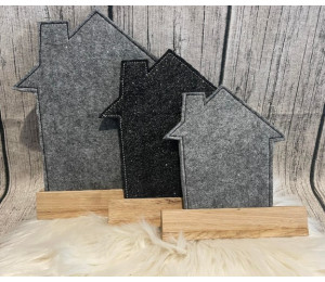 Stickdatei ITH - Stecker Haus Blanko